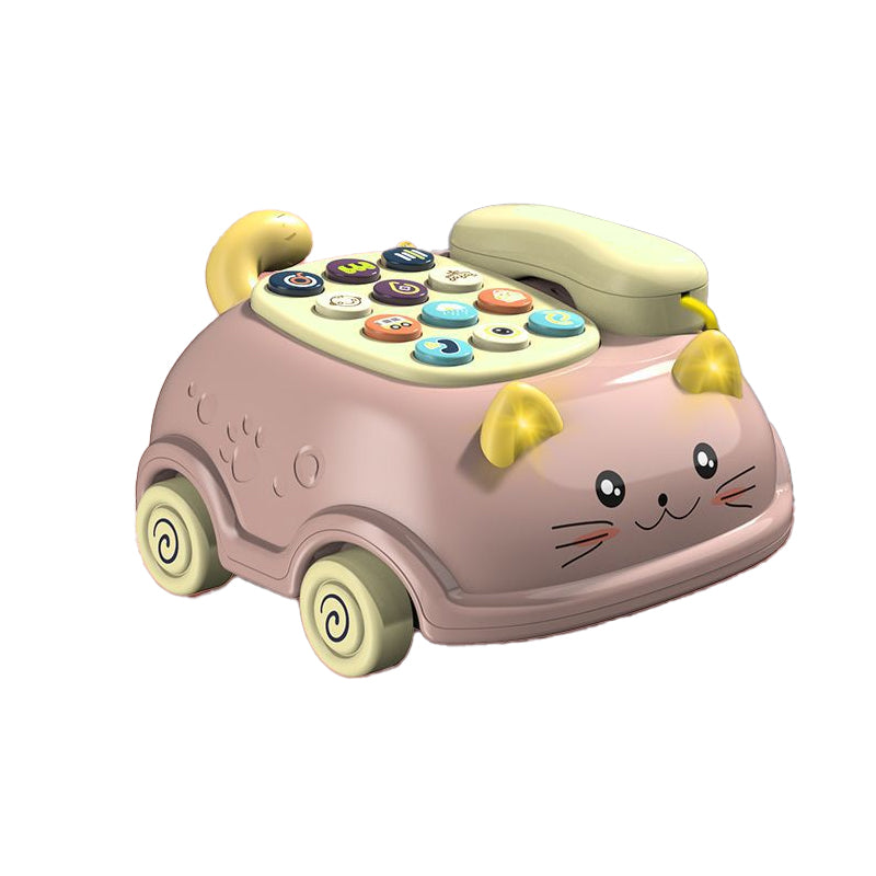 Children's Cat Telephone Intelligent Multi-functional Early Education Toy for Infants and Toddlers