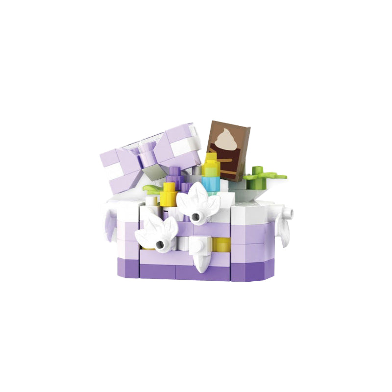 Afternoon tea desserts, baked cakes, model ornaments, micro-brick building toys, gift items