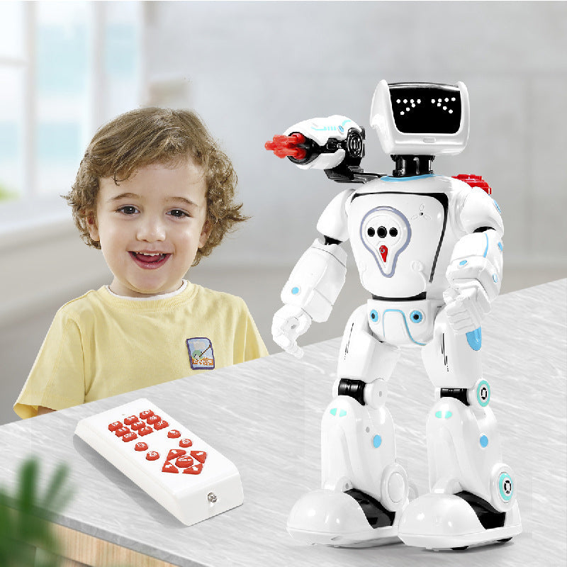 Remote-controlled sensor smart dialogue interactive Q&A robot ¨C educational toy for children¡¯s programming learning