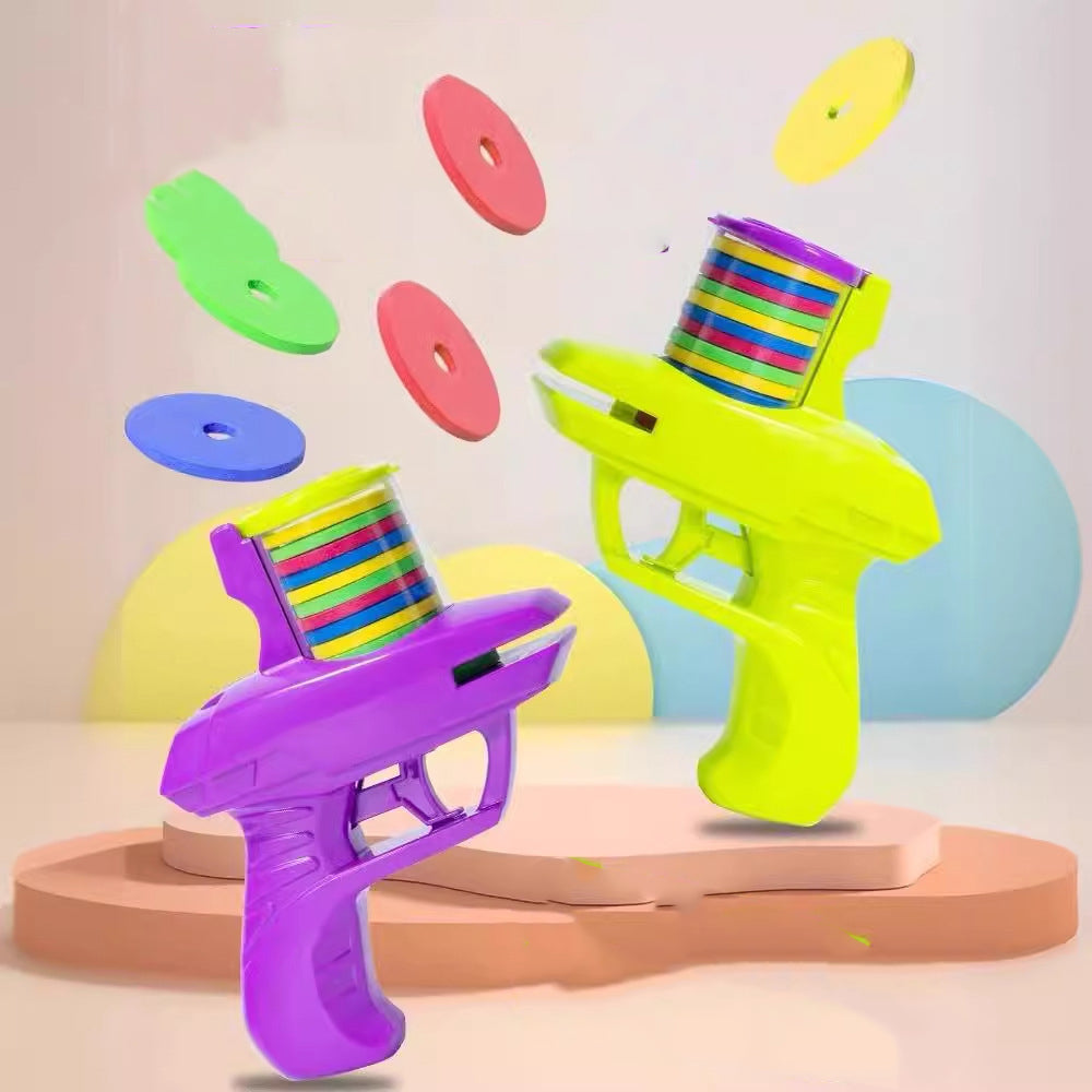 Creative children's soft bullet gun toys, carrot guns, flying saucers, frisbees, rapid-fire pistols, parent-child battles