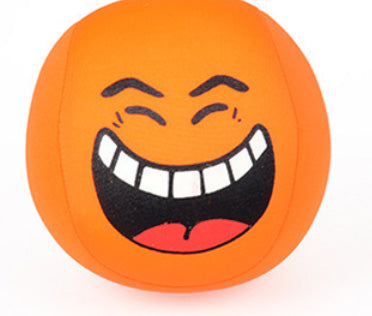 Cartoon sandbag throwing sandbag colorful smiling face