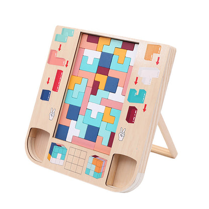 Children's Tetris Puzzle 3D Building Blocks Educational Toy for Early Childhood Thinking Training