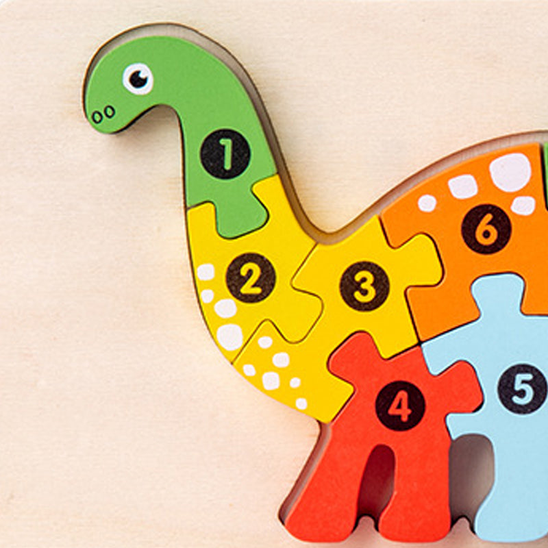 Wooden early education cognitive children¡¯s educational toy: building blocks with animal and transportation themes