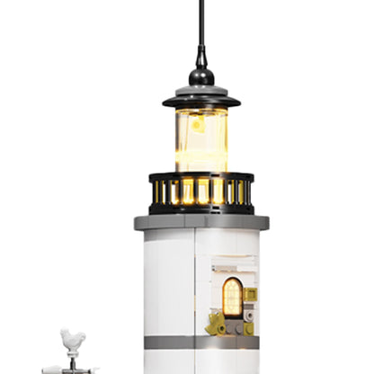 Marine Building Cottage Educational Toy: Creative, Retro Island Lighthouse Building Block Set