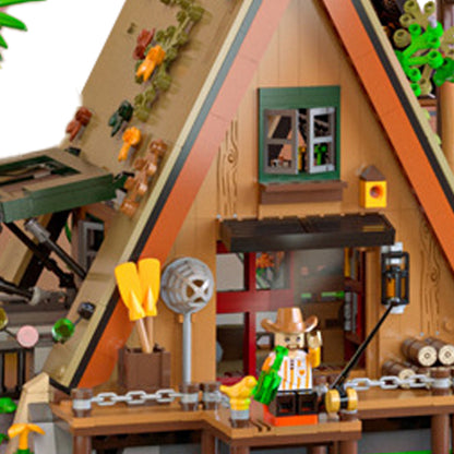 Marine Building Cottage Educational Toy: Creative, Retro Island Lighthouse Building Block Set