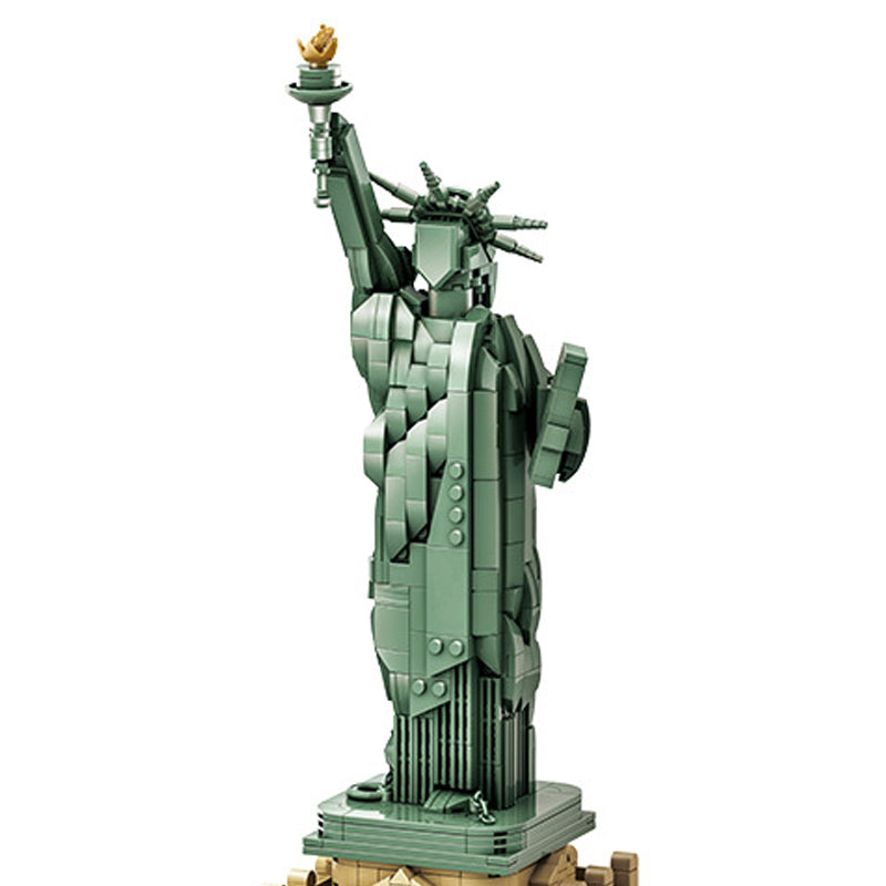 Little Piece Building Block Assembly Model of the Statue of Liberty