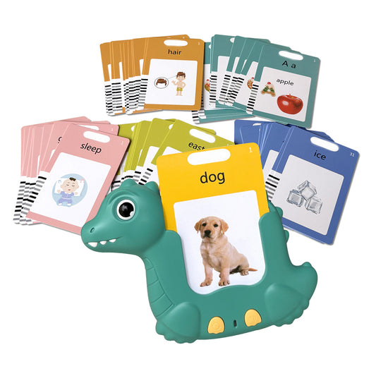 Early education toy: Dinosaur card inserter, children¡¯s educational learning device, developmental toy with card mechanism
