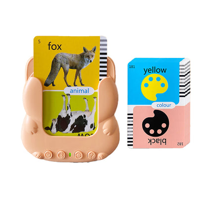 English enlightenment learning machine, foreign trade product for children, educational flash memory cards, card-playing device, early education tool with sound effects