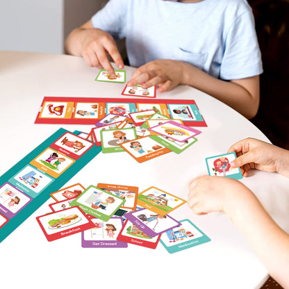 Children's Visual Time Chart, Non-verbal Communication, Visual Aids, Schedule Planning, Daily Cards
