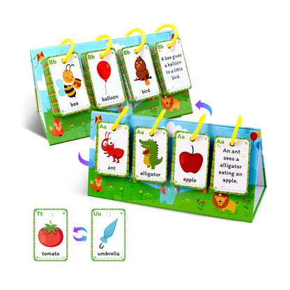104 Natural Spelling Words in Sentences: Desktop Educational Cards with English Illustrations for Children¡¯s Early Learning and Parent-Child Interaction