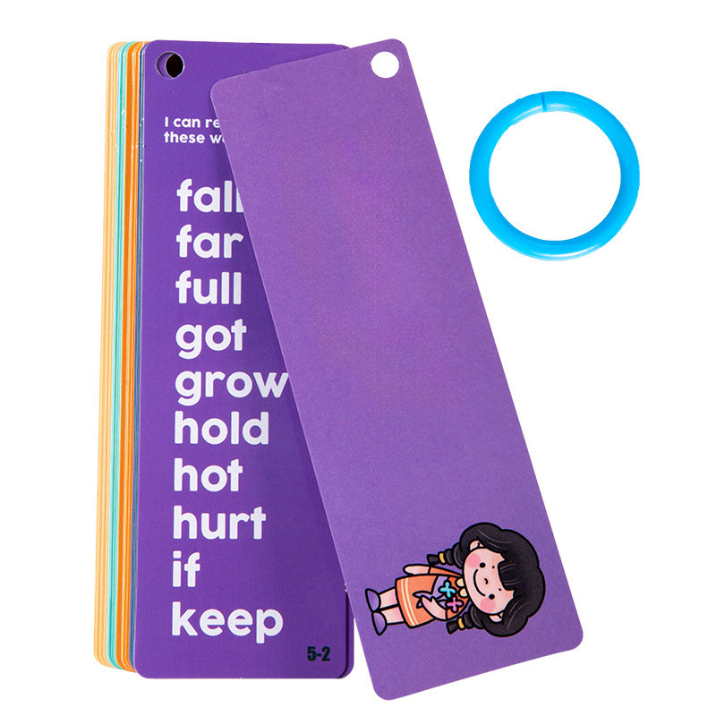 English High-Frequency Word Recognition Learning Cards for Children¡¯s Early Education ¨C Cards for Learning Words and English Vocabulary