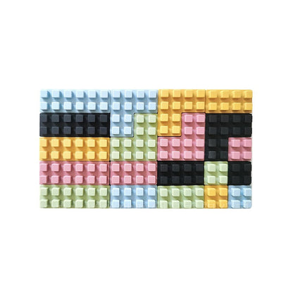 Baby soft silicone large-piece building blocks ¨C chewable and stackable toys for children¡¯s intellectual development and hands-on learning