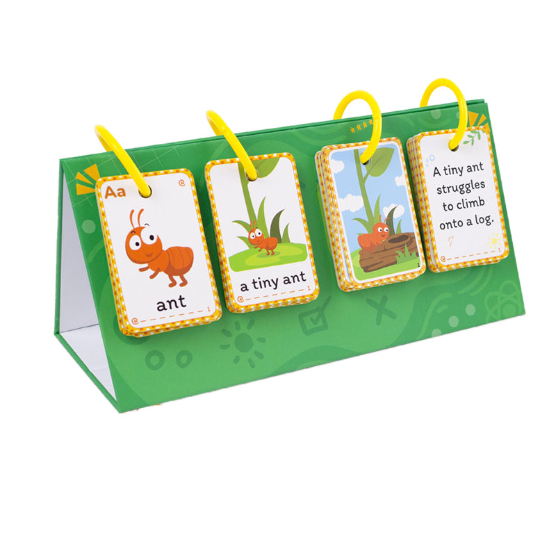 104 word phrase education cards, English cards for word spelling games, baby letters