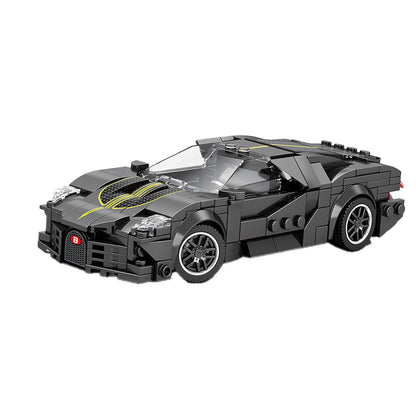 Small Particle Building Block Eight-Cell Car, Sports Car, Racing Car Model Educational Puzzle Toy
