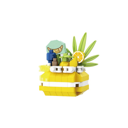 Afternoon tea desserts, baked cakes, model ornaments, micro-brick building toys, gift items