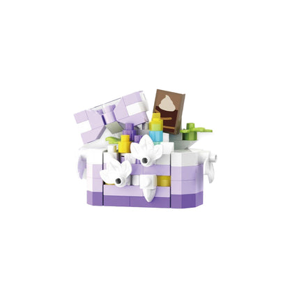 Afternoon tea desserts, baked cakes, model ornaments, micro-brick building toys, gift items