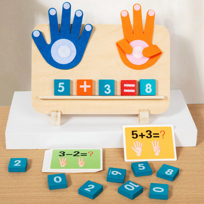 Finger Math Montessori Early Education Toy for Learning ¨C Math Teaching Aid for Children Aged 3-6, Suitable for Kindergartens