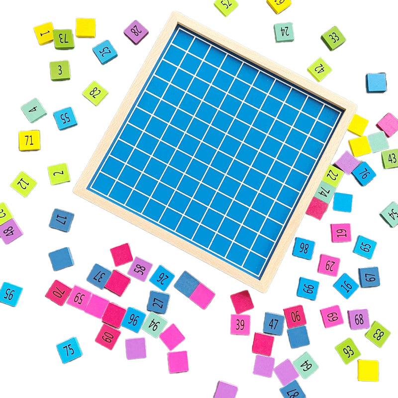 1-100 Numerical Continuous Board: Early Math Thinking Toy for Children
