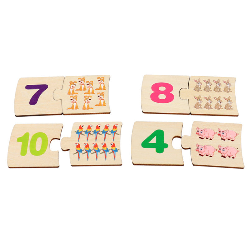 Early Education Math Puzzle Board for Cognitive Development ¨C Number Recognition Toy