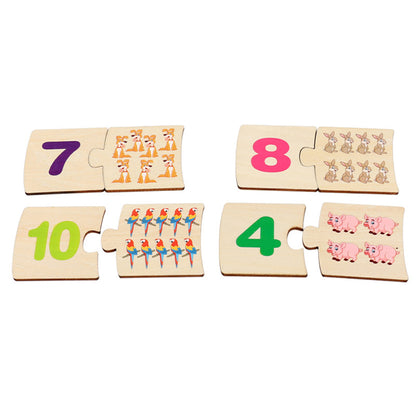 Early Education Math Puzzle Board for Cognitive Development ¨C Number Recognition Toy