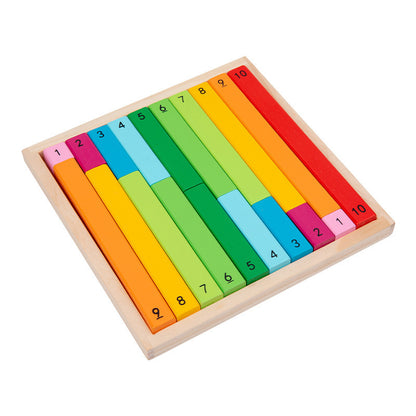 Mathematics score learning: colorful decimal rod training for early education centers ¨C educational toys