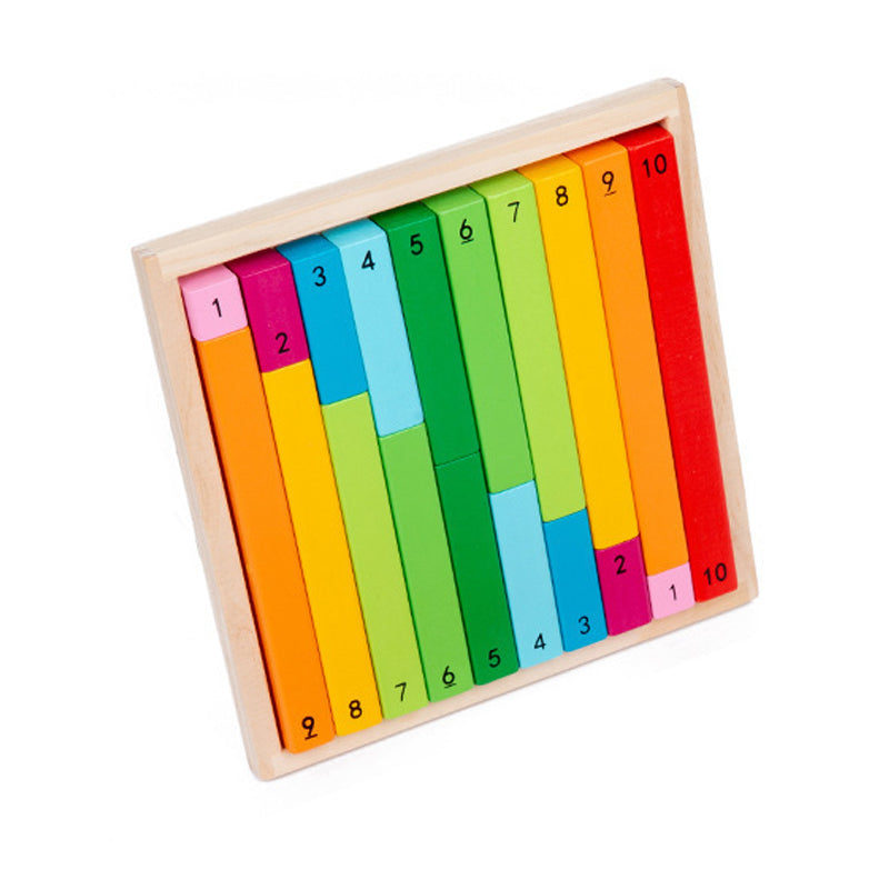 Mathematics score learning: colorful decimal rod training for early education centers ¨C educational toys