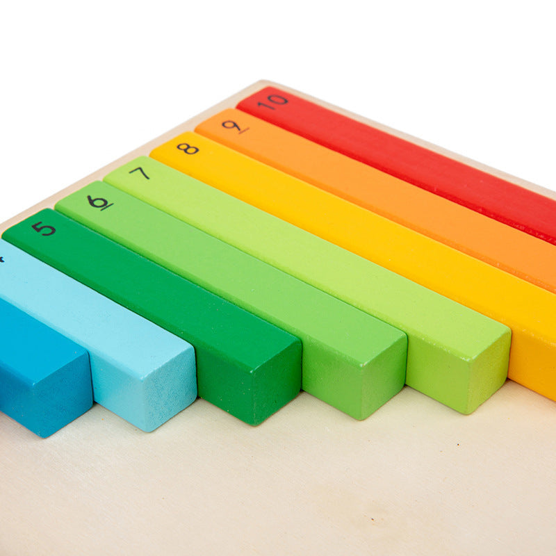 Mathematics score learning: colorful decimal rod training for early education centers ¨C educational toys