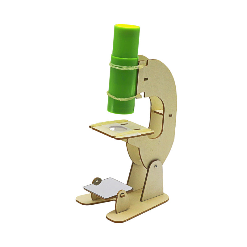 Homemade microscope model: children¡¯s hands-on assembly kit for physics experiments and science-themed toys