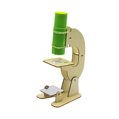 Homemade microscope model: children¡¯s hands-on assembly kit for physics experiments and science-themed toys