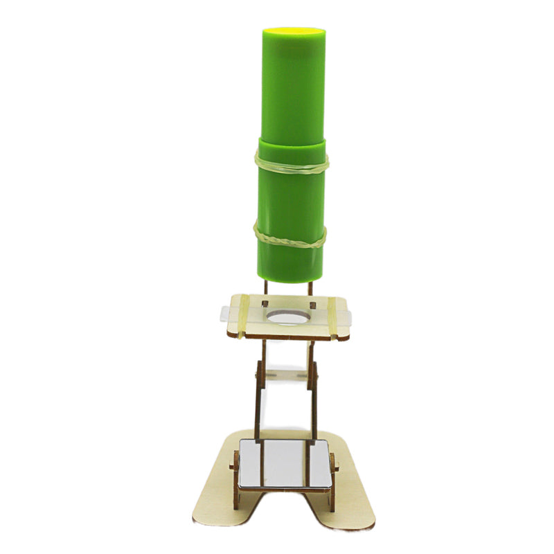 Homemade microscope model: children¡¯s hands-on assembly kit for physics experiments and science-themed toys