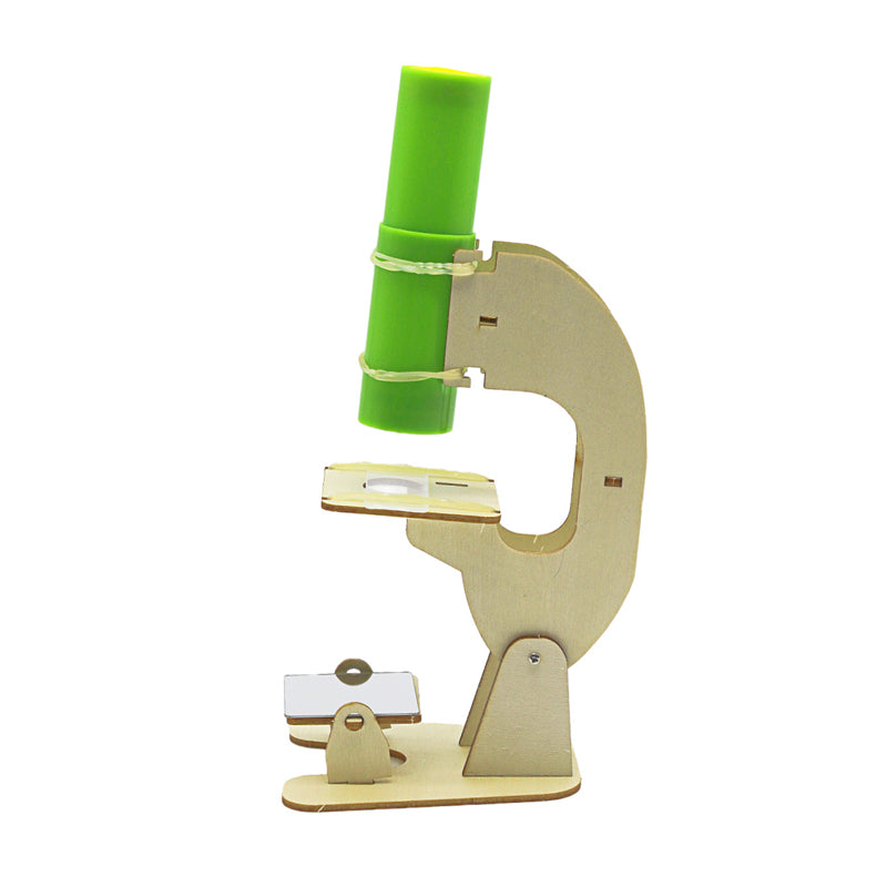 Homemade microscope model: children¡¯s hands-on assembly kit for physics experiments and science-themed toys