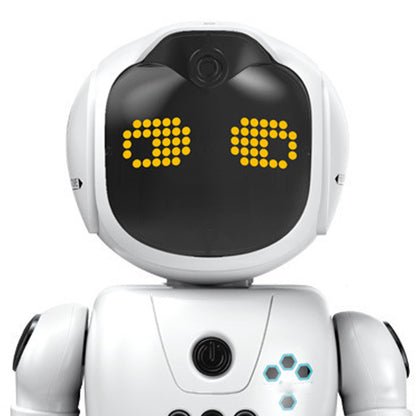 Smart programming robot that sings, dances, provides early education, with AI sensing for interactive play and remote control