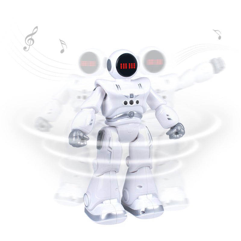 English Intelligent Remote-Controlled Programming Space Robot with Gesture Sensing for Dancing and Educational Children¡¯s Toys