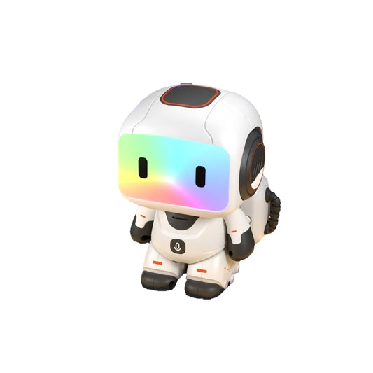Smart remote-controlled robot with lighting, music, dancing functions, repeater, early education learning device, programming toy for children
