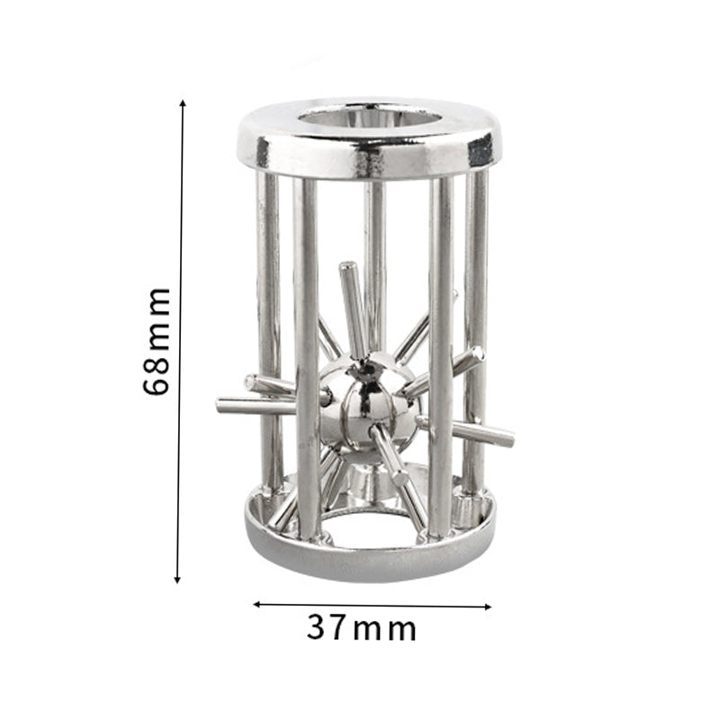 Zinc alloy puzzle toy for children that unlocks intellectual abilities and solves puzzles