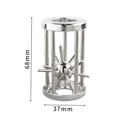 Zinc alloy puzzle toy for children that unlocks intellectual abilities and solves puzzles