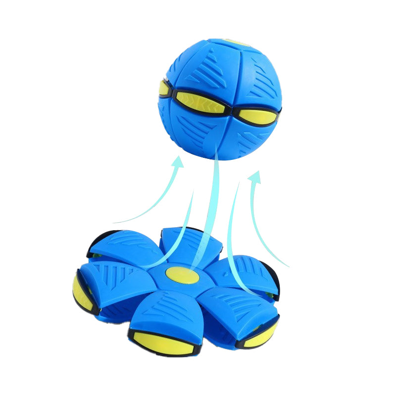 Foot-operated Deformable Elastic Frisbee Magic Educational Children's Outdoor Sports Toy