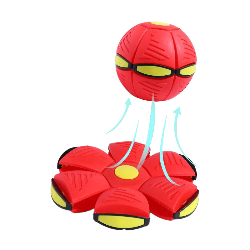 Foot-operated Deformable Elastic Frisbee Magic Educational Children's Outdoor Sports Toy