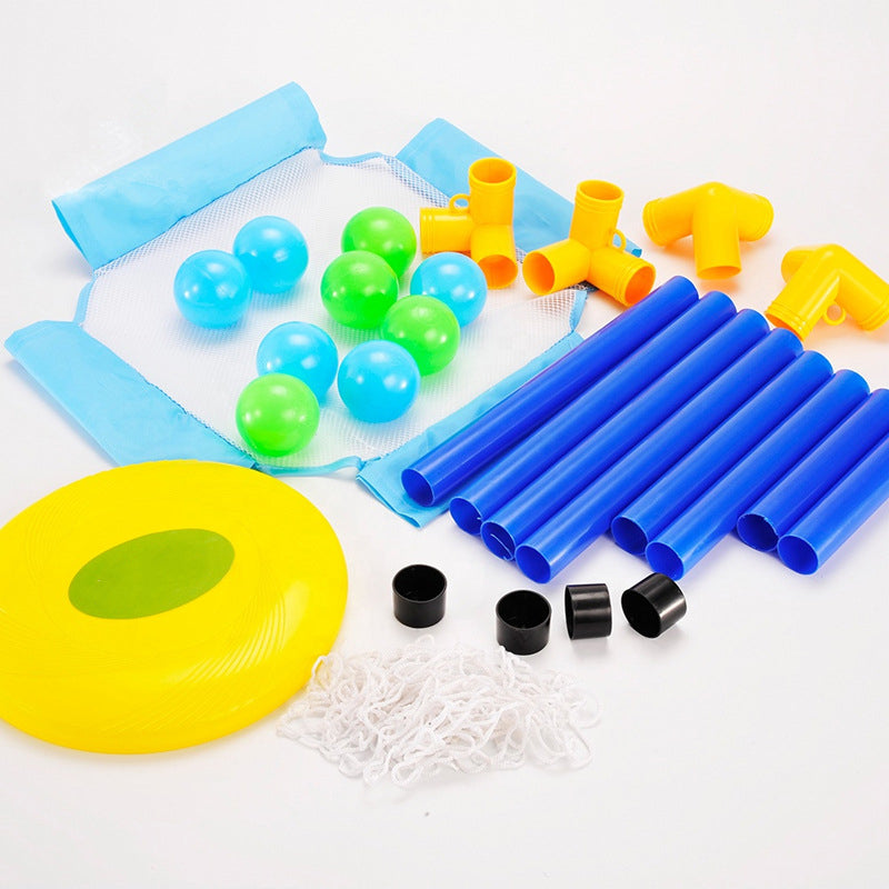 Sports Throwing Toy: Frisbee and Pitching Set ¨C Outdoor Sports Toy Combo