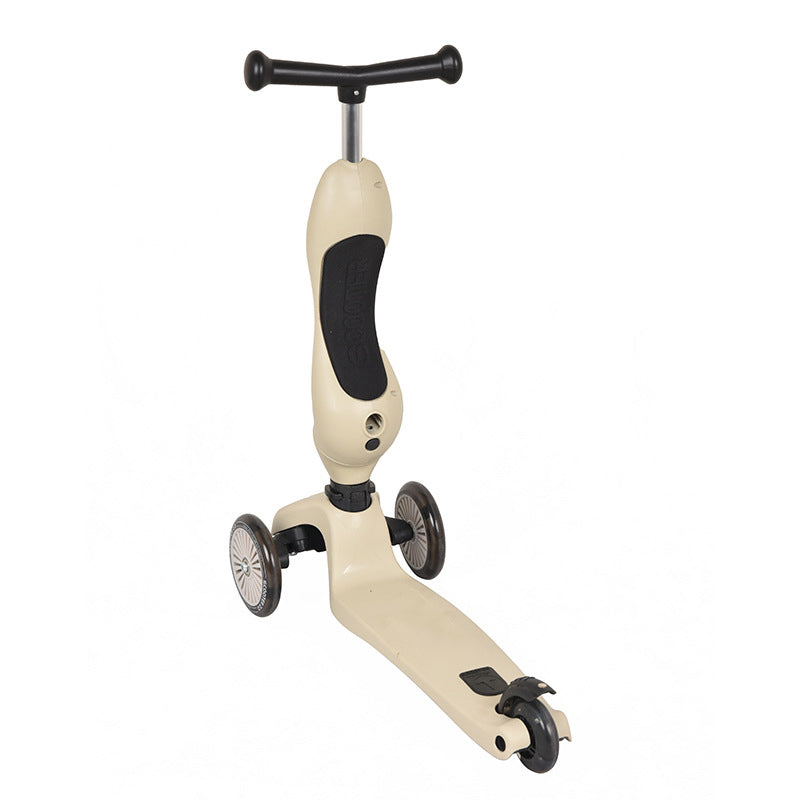 2-in-1 children's scooter, can be sat on and ridden, detachable scooter for boys and girls.