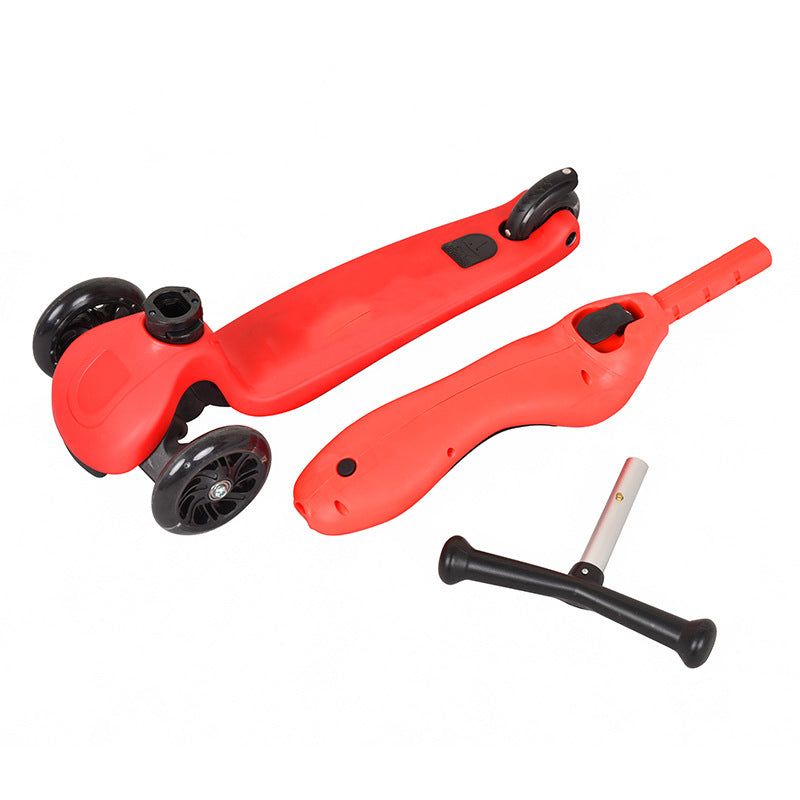 2-in-1 children's scooter, can be sat on and ridden, detachable scooter for boys and girls.