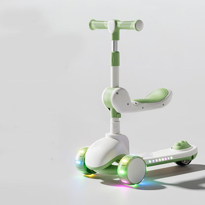 Children's scooter, 1-3-6 years old, boys and girls, ride-on, foldable pedal toy car