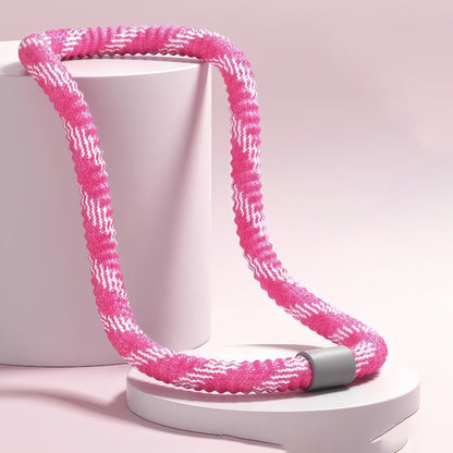 Hula hooping can increase abdominal pressure. Soft hula hoop.