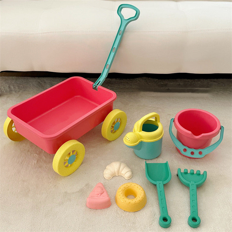 Danish children's dopamine beach toys, sand shovels, water play, sand digging, bulldozers, thickened and drop-resistant.