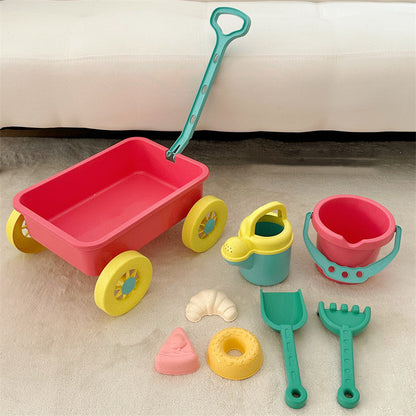 Danish children's dopamine beach toys, sand shovels, water play, sand digging, bulldozers, thickened and drop-resistant.