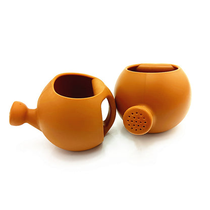 Multifunctional silicone watering can with handle, children's watering can, parent-child interactive beach toy, sprinkler bathtub