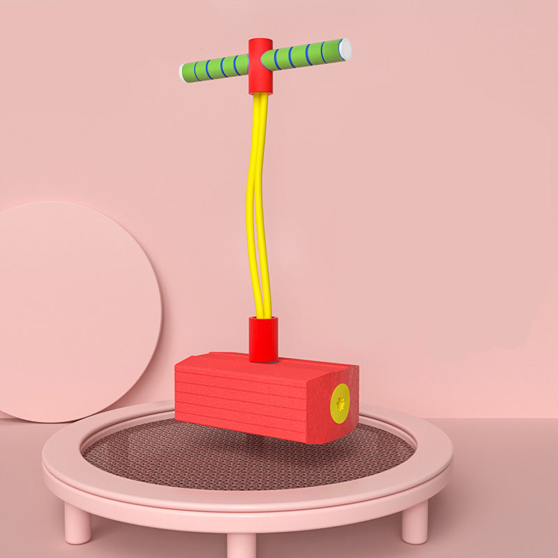 Children's jumping pole frog jump to help children grow taller and stronger. Children's high jump and bounce training equipment toy.