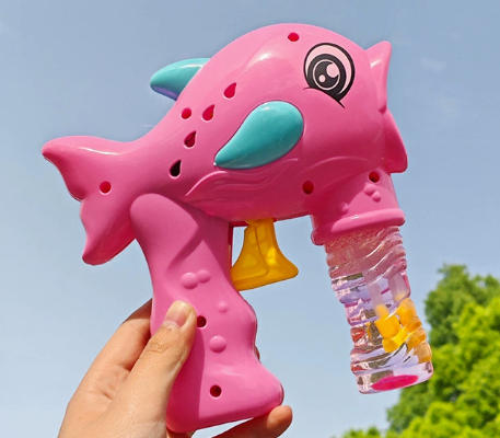 Dolphin bubble toy automatic bubble machine for kids