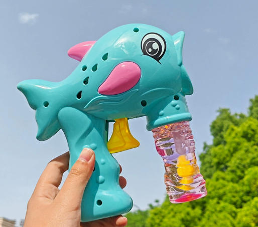 Dolphin bubble toy automatic bubble machine for kids