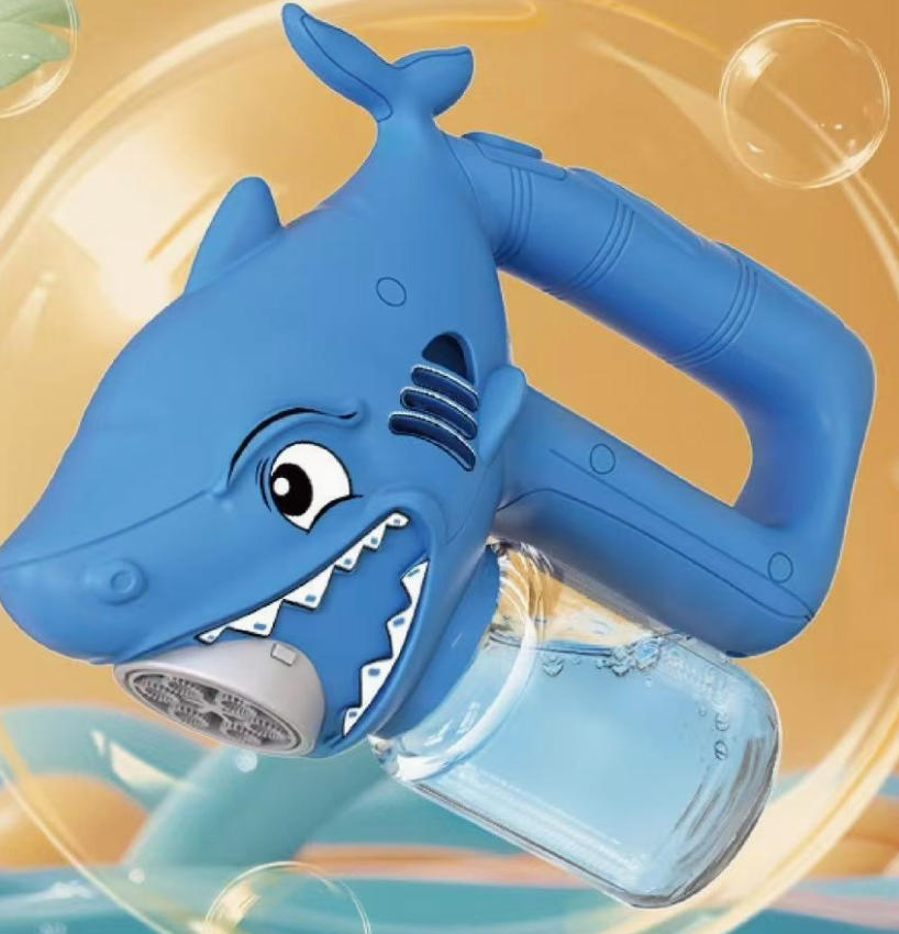 Fully automatic bubble gun for kids